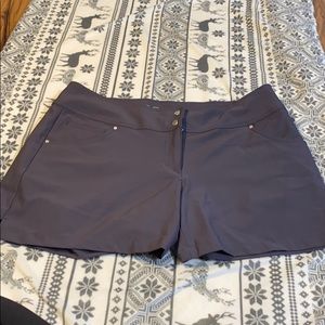 Grey golf shorts